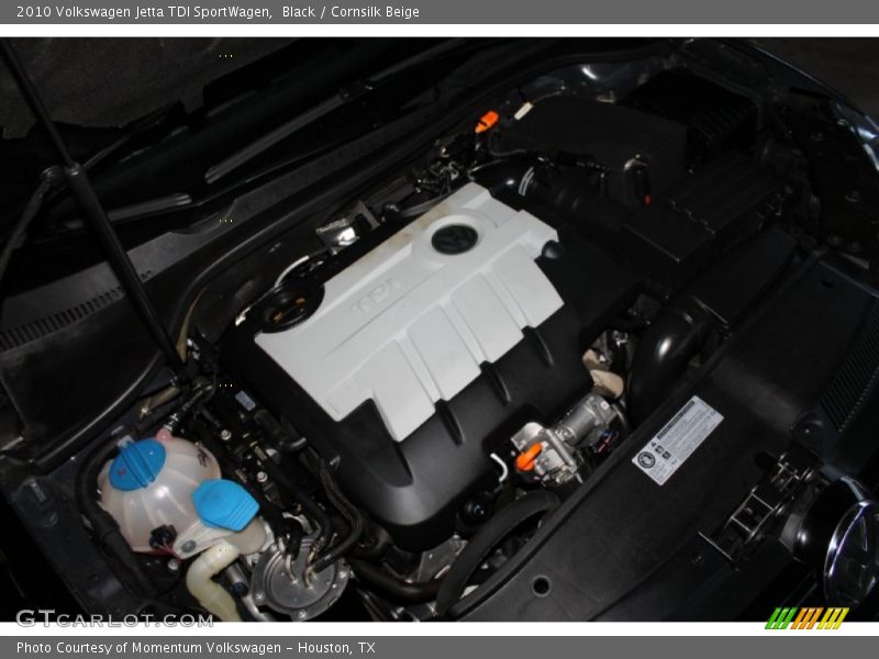Black / Cornsilk Beige 2010 Volkswagen Jetta TDI SportWagen