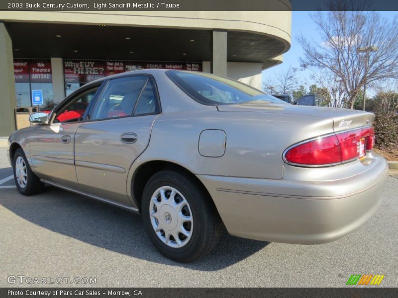 Light Sandrift Metallic / Taupe 2003 Buick Century Custom