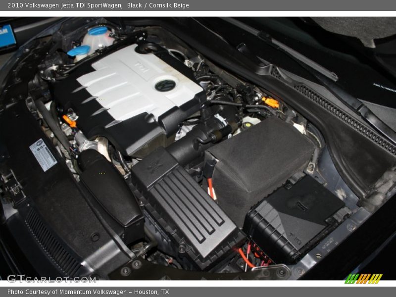 Black / Cornsilk Beige 2010 Volkswagen Jetta TDI SportWagen