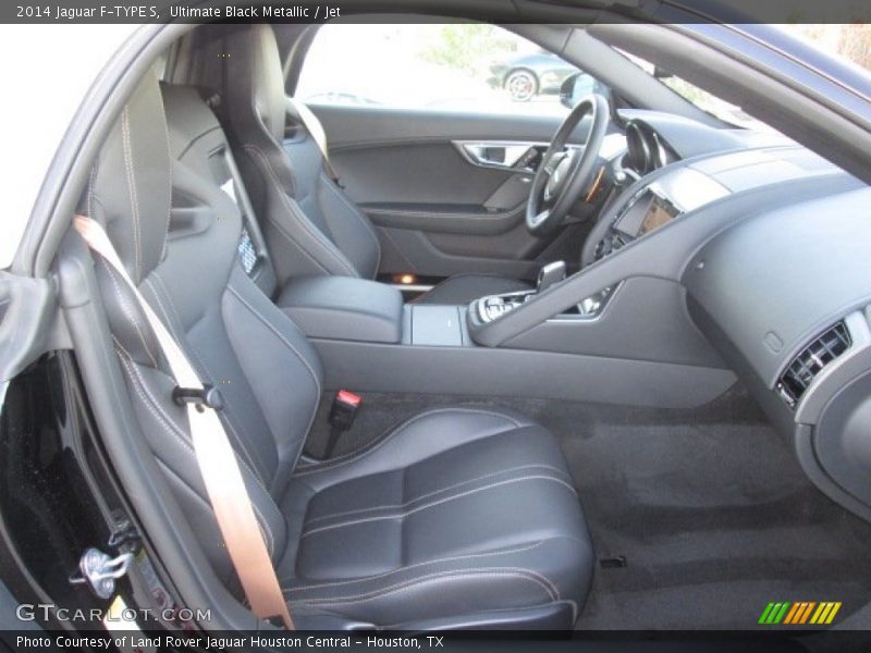 Ultimate Black Metallic / Jet 2014 Jaguar F-TYPE S