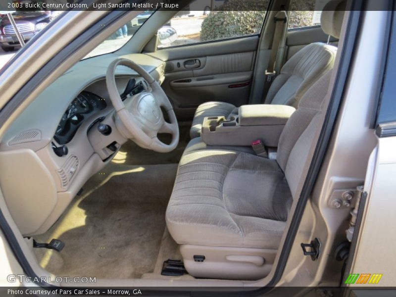 Light Sandrift Metallic / Taupe 2003 Buick Century Custom