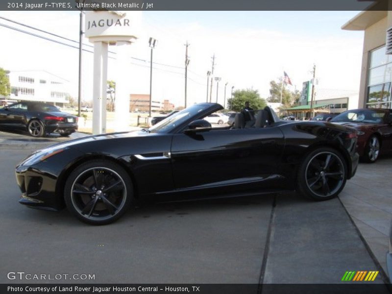 Ultimate Black Metallic / Jet 2014 Jaguar F-TYPE S