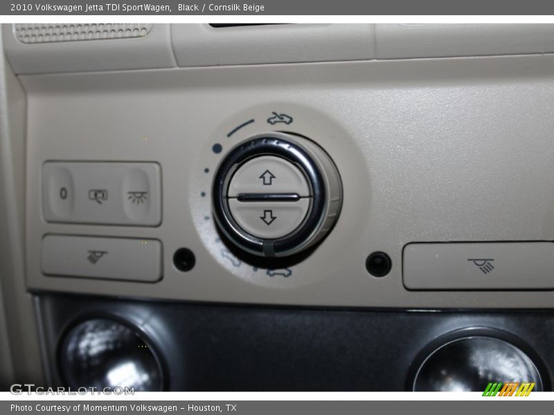 Black / Cornsilk Beige 2010 Volkswagen Jetta TDI SportWagen