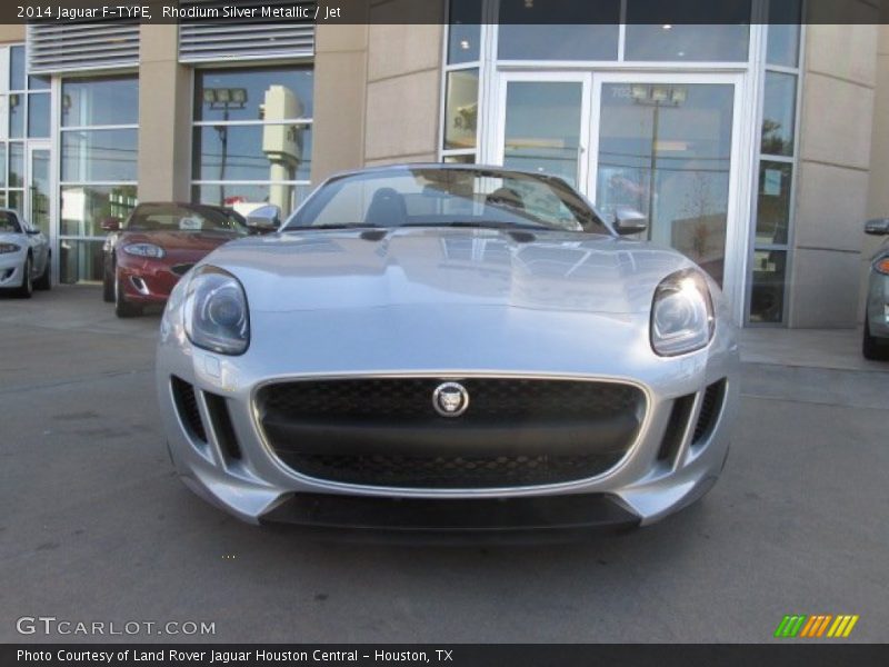 Rhodium Silver Metallic / Jet 2014 Jaguar F-TYPE