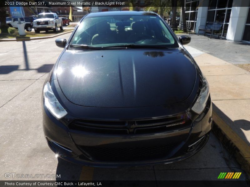 Maximum Steel Metallic / Black/Light Frost 2013 Dodge Dart SXT