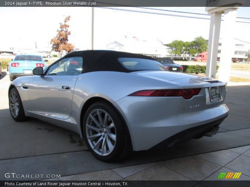 Rhodium Silver Metallic / Jet 2014 Jaguar F-TYPE