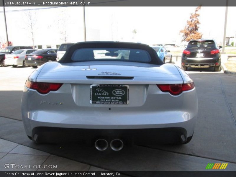 Rhodium Silver Metallic / Jet 2014 Jaguar F-TYPE