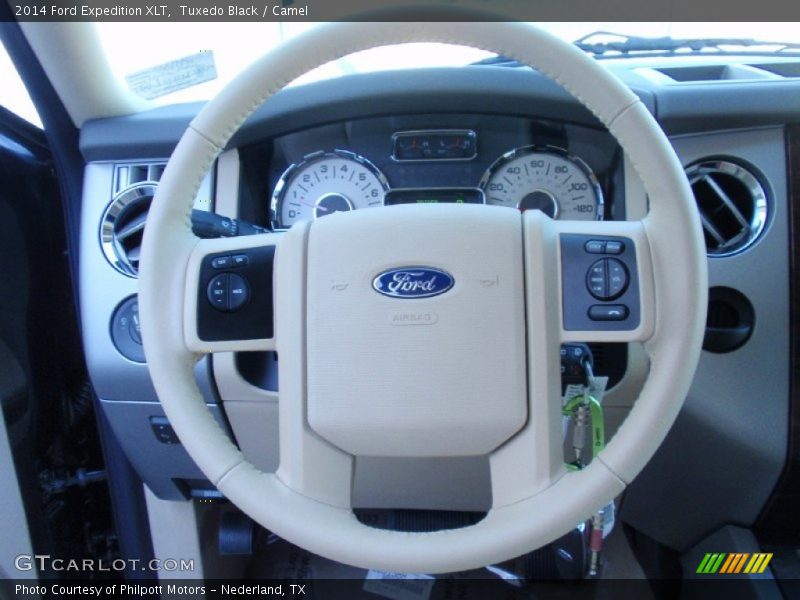 Tuxedo Black / Camel 2014 Ford Expedition XLT