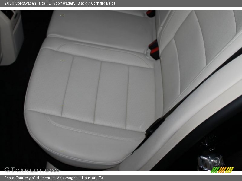 Black / Cornsilk Beige 2010 Volkswagen Jetta TDI SportWagen