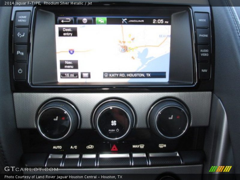Rhodium Silver Metallic / Jet 2014 Jaguar F-TYPE