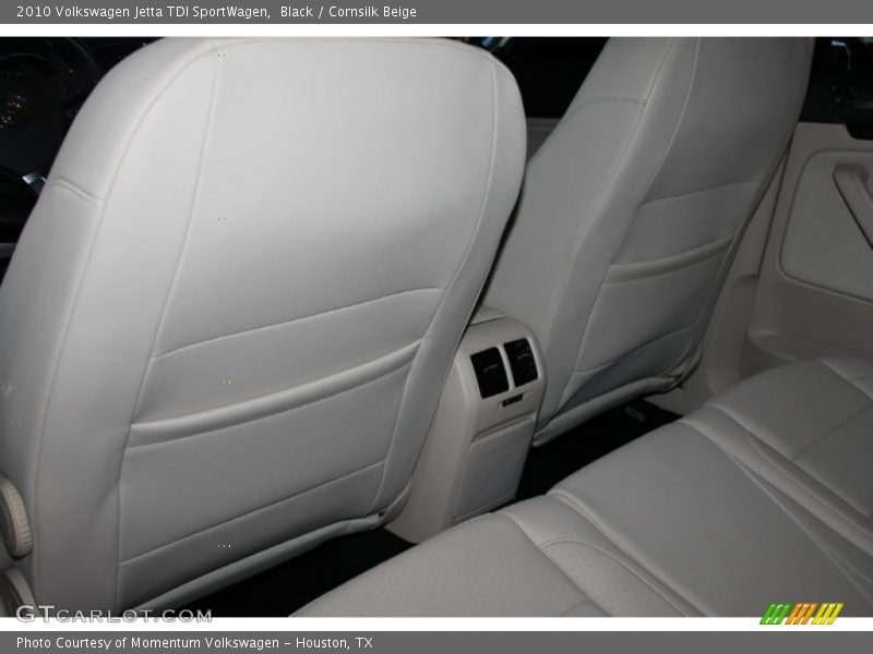 Black / Cornsilk Beige 2010 Volkswagen Jetta TDI SportWagen