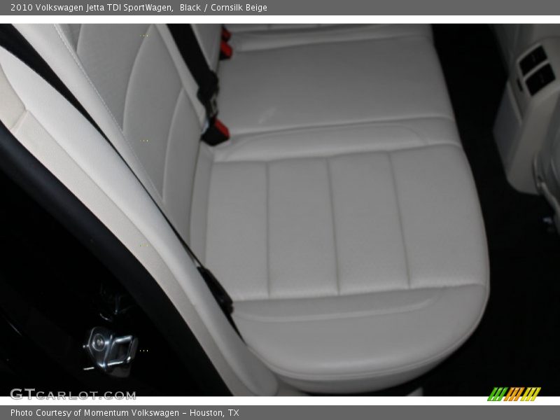 Black / Cornsilk Beige 2010 Volkswagen Jetta TDI SportWagen