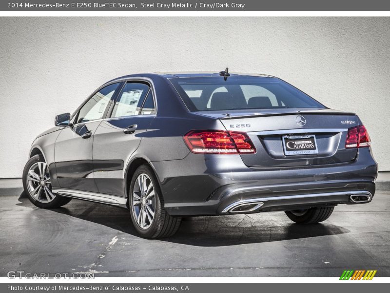 Steel Gray Metallic / Gray/Dark Gray 2014 Mercedes-Benz E E250 BlueTEC Sedan