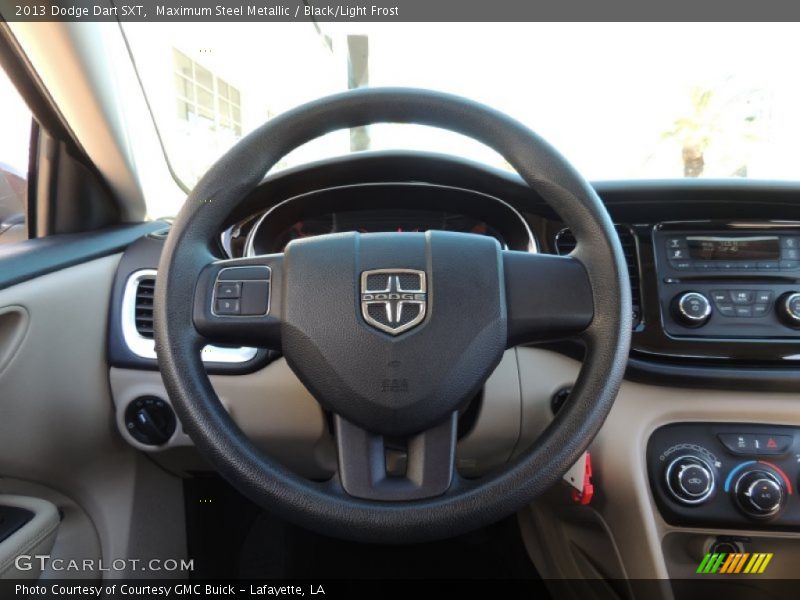 Maximum Steel Metallic / Black/Light Frost 2013 Dodge Dart SXT