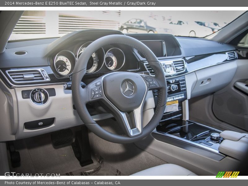 Steel Gray Metallic / Gray/Dark Gray 2014 Mercedes-Benz E E250 BlueTEC Sedan