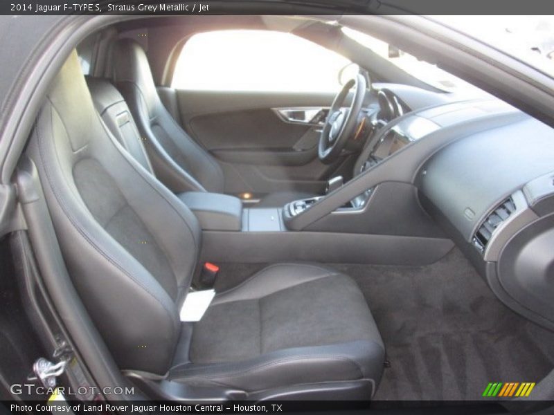 Stratus Grey Metallic / Jet 2014 Jaguar F-TYPE S