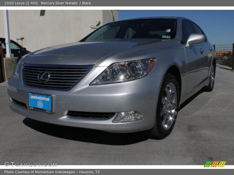 Mercury Silver Metallic / Black 2009 Lexus LS 460