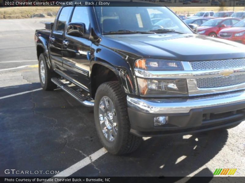 Black / Ebony 2012 Chevrolet Colorado LT Crew Cab 4x4