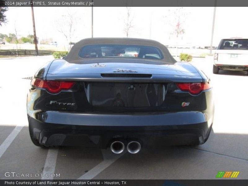 Stratus Grey Metallic / Jet 2014 Jaguar F-TYPE S