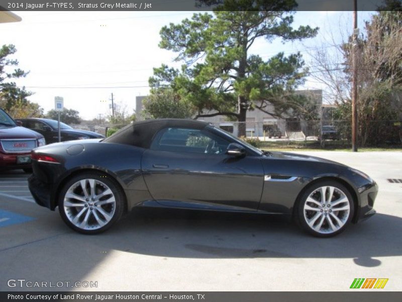 Stratus Grey Metallic / Jet 2014 Jaguar F-TYPE S