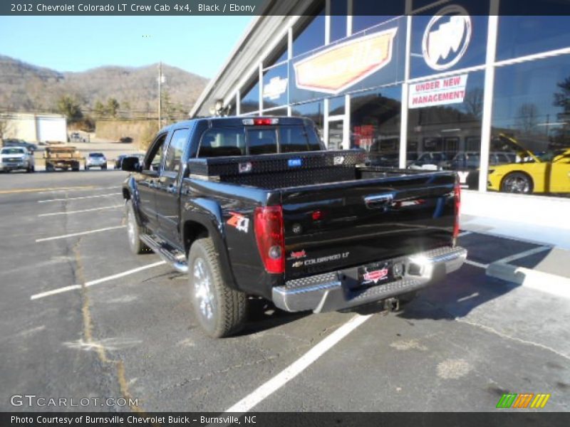 Black / Ebony 2012 Chevrolet Colorado LT Crew Cab 4x4