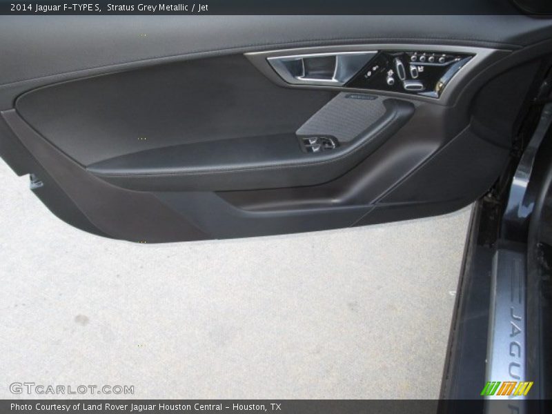 Stratus Grey Metallic / Jet 2014 Jaguar F-TYPE S