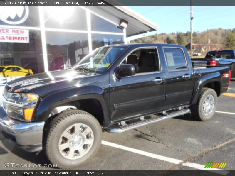 Black / Ebony 2012 Chevrolet Colorado LT Crew Cab 4x4