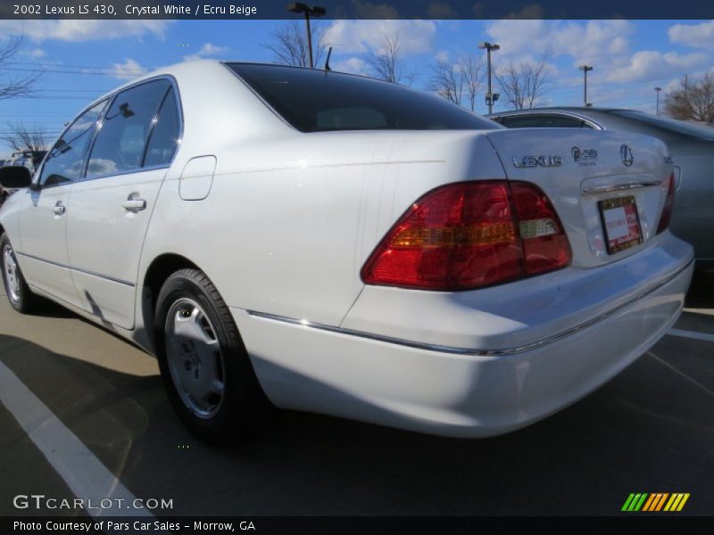 Crystal White / Ecru Beige 2002 Lexus LS 430