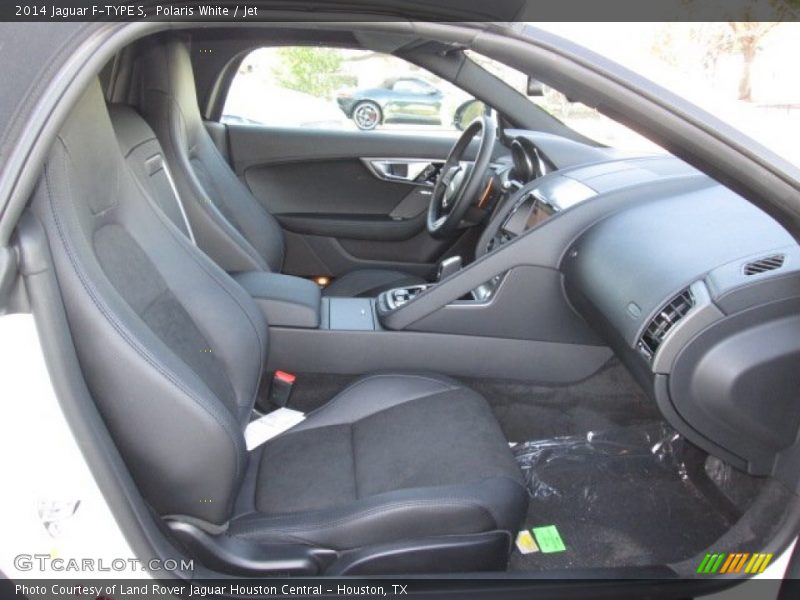 Polaris White / Jet 2014 Jaguar F-TYPE S