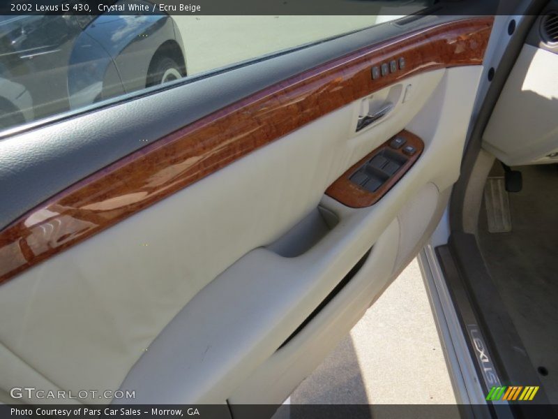 Crystal White / Ecru Beige 2002 Lexus LS 430