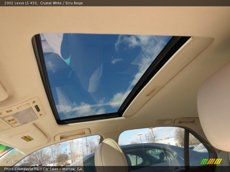 Crystal White / Ecru Beige 2002 Lexus LS 430