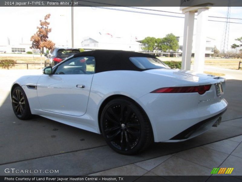 Polaris White / Jet 2014 Jaguar F-TYPE S