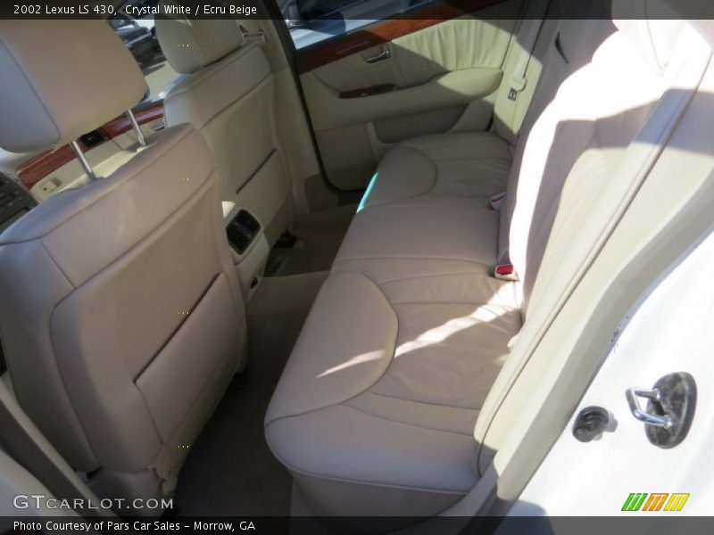 Crystal White / Ecru Beige 2002 Lexus LS 430