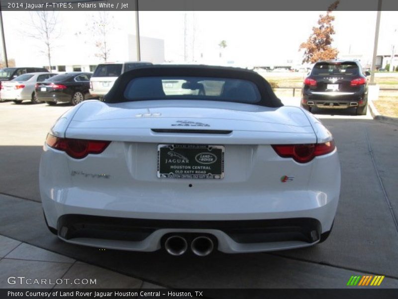 Polaris White / Jet 2014 Jaguar F-TYPE S