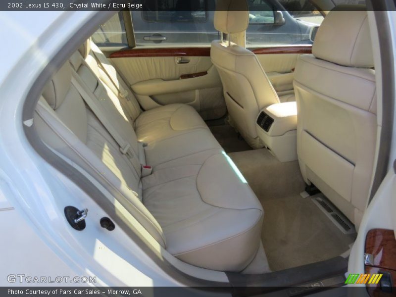Crystal White / Ecru Beige 2002 Lexus LS 430
