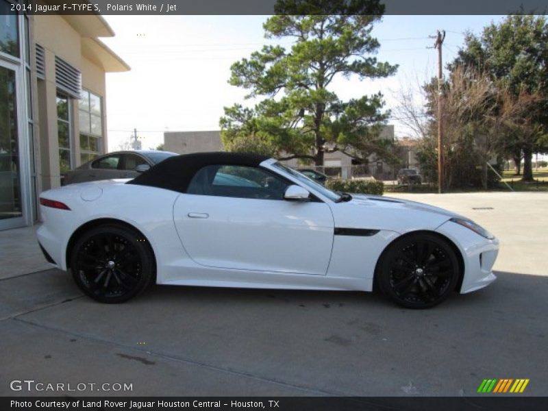 Polaris White / Jet 2014 Jaguar F-TYPE S