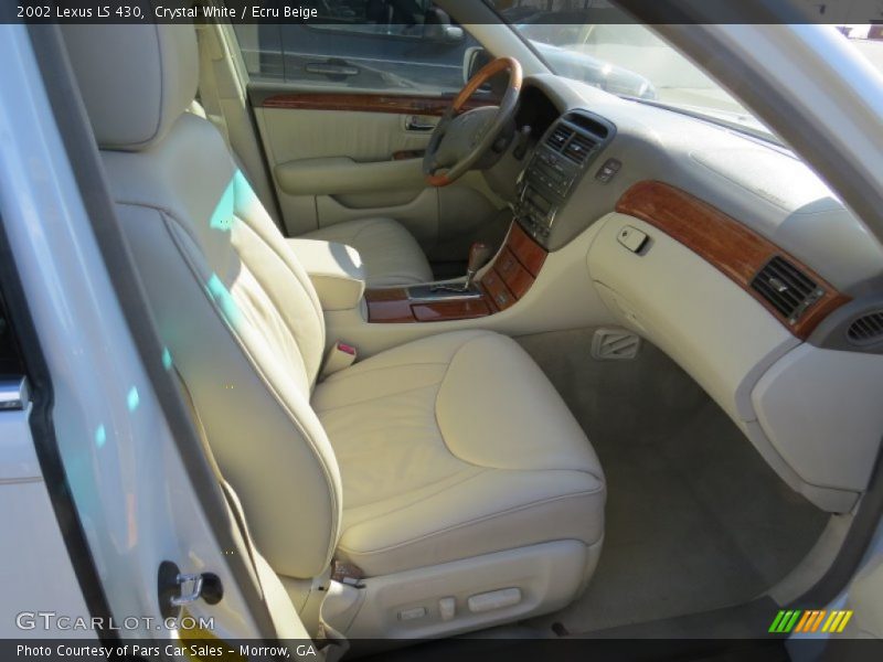 Crystal White / Ecru Beige 2002 Lexus LS 430