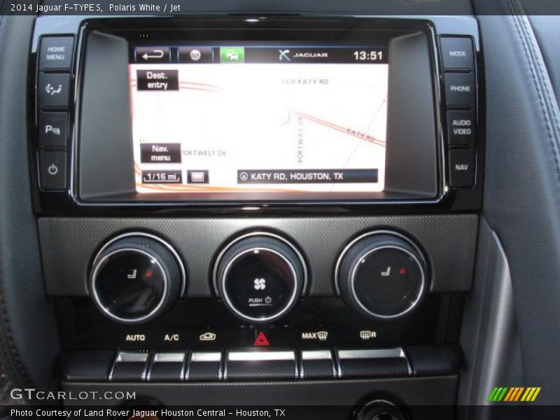Controls of 2014 F-TYPE S