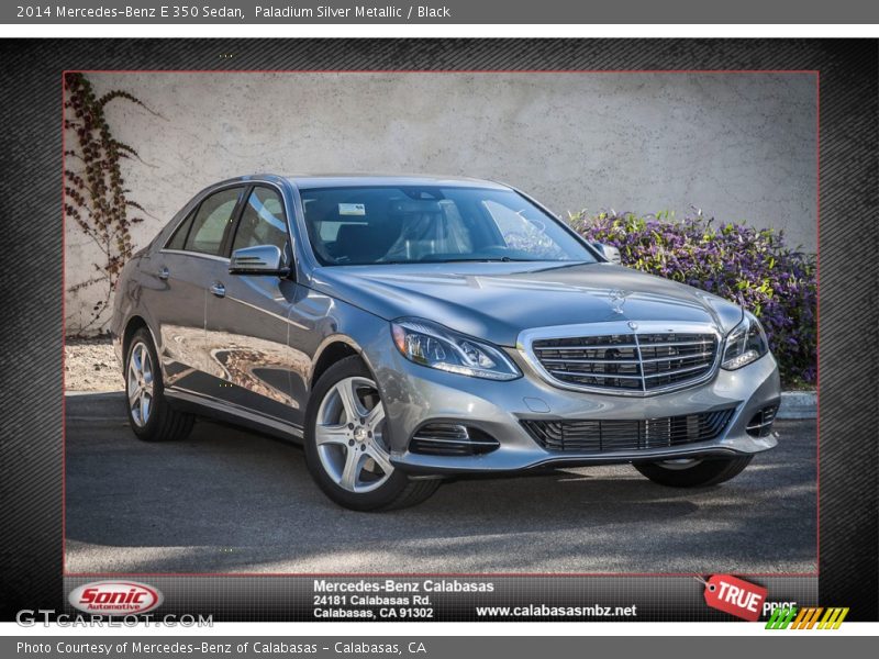 Paladium Silver Metallic / Black 2014 Mercedes-Benz E 350 Sedan