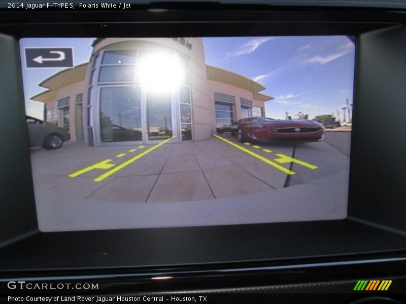 Polaris White / Jet 2014 Jaguar F-TYPE S
