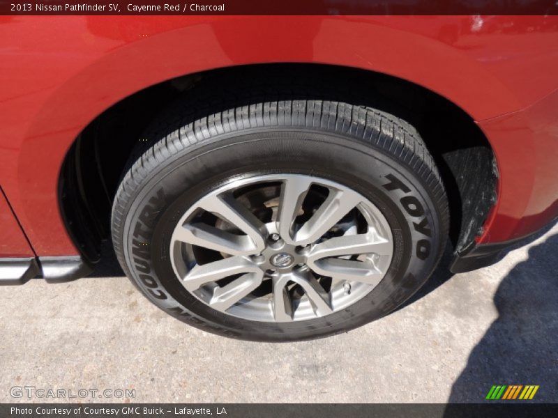 Cayenne Red / Charcoal 2013 Nissan Pathfinder SV