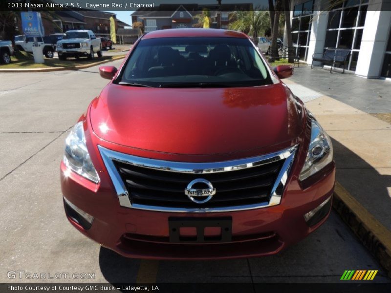 Cayenne Red / Charcoal 2013 Nissan Altima 2.5 S