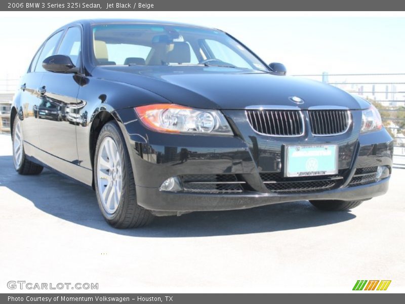 Jet Black / Beige 2006 BMW 3 Series 325i Sedan