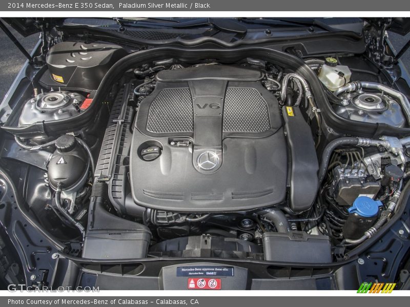 Paladium Silver Metallic / Black 2014 Mercedes-Benz E 350 Sedan