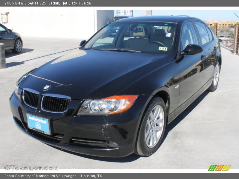 Jet Black / Beige 2006 BMW 3 Series 325i Sedan