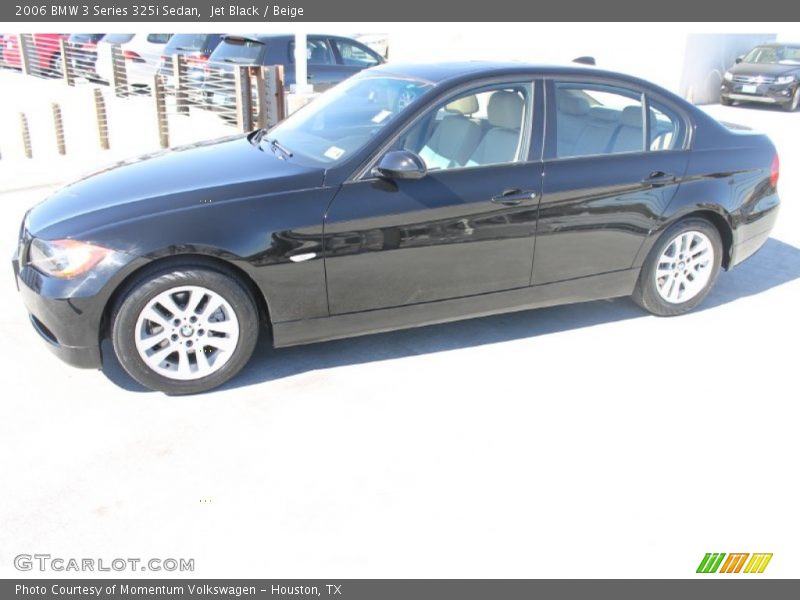 Jet Black / Beige 2006 BMW 3 Series 325i Sedan