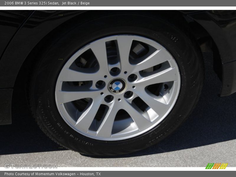 Jet Black / Beige 2006 BMW 3 Series 325i Sedan