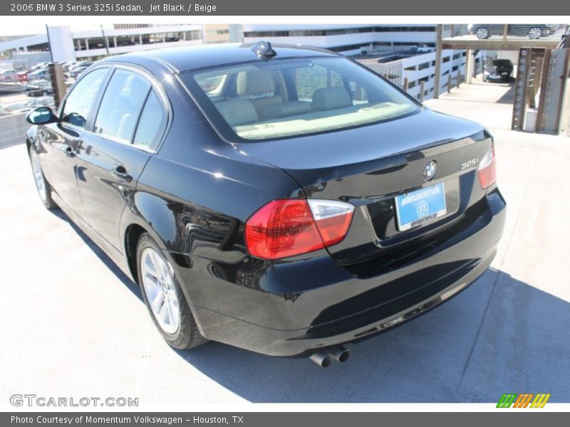 Jet Black / Beige 2006 BMW 3 Series 325i Sedan