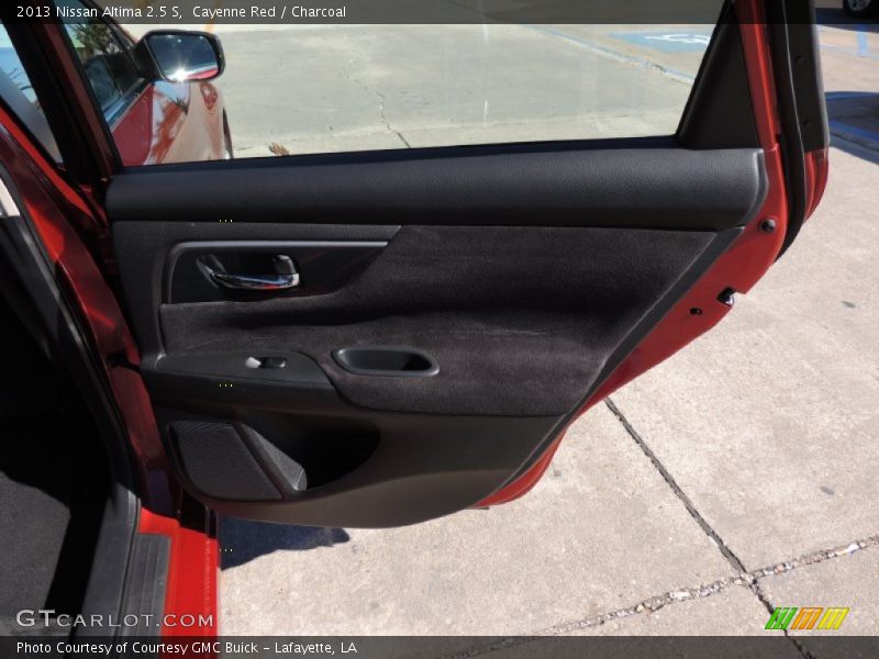 Cayenne Red / Charcoal 2013 Nissan Altima 2.5 S