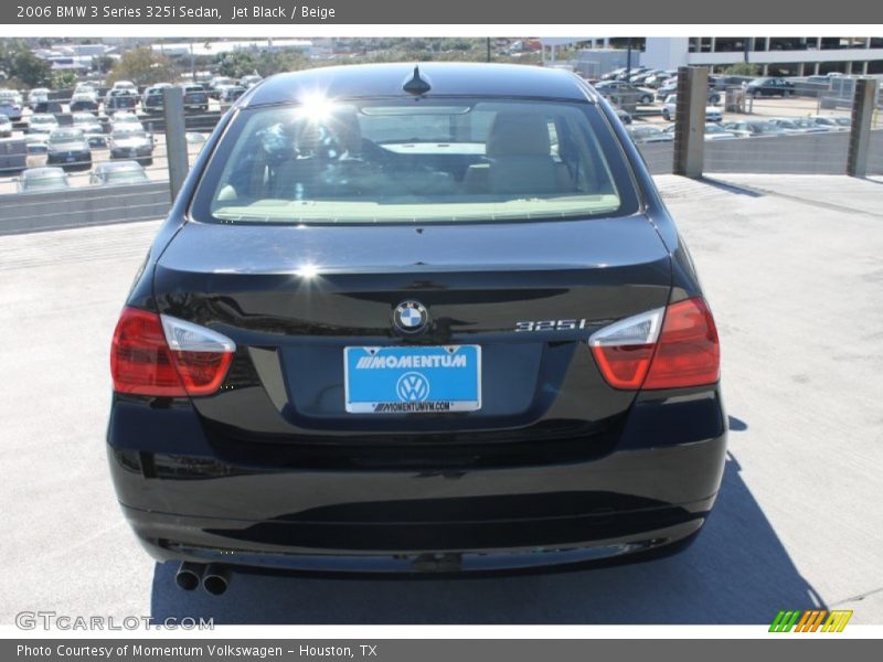 Jet Black / Beige 2006 BMW 3 Series 325i Sedan